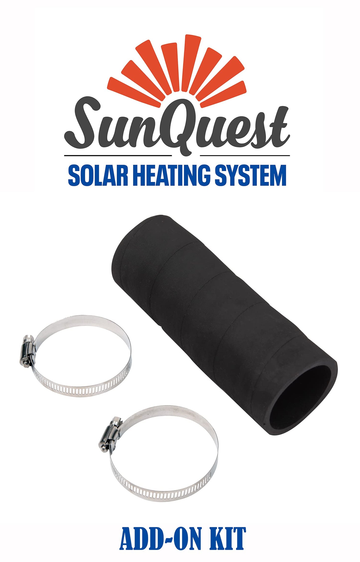 SunQuest Complete Pool Heater System - 3 (2ft x 20ft) Panels w/Bypass and Roof Kit - Solar Heater for Above Ground & Inground Swimming Pools - Tube on Web Design Panel-Polypropylene UV Resistant 3 - 2ft x 20ft Roof-Mounted