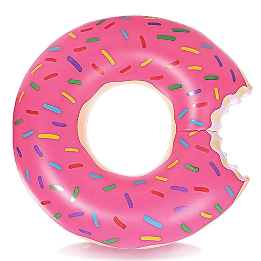 DMAR Donut Pool Floats Donut Pool Floatie Donut Tube Pool Doughnut Pool Float Donut Inflatables Doughnut Inner Tube Doughnut Pool Floatie Donut Pool Ring Donut Swimming Ring for Beach Pool #1 30in Strawberry Pink