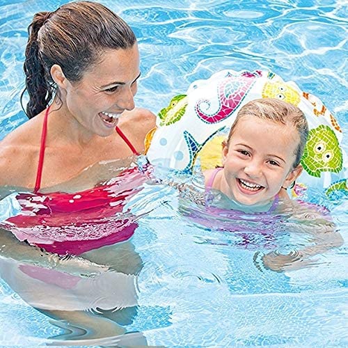 Intex - Recreation Lively Print Swim Ring, Summer Fun (Pack of 2 Assorted)