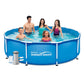 Summer Escapes Waves Frame Pool 3.05m x 76cm 10ft x 30" with Filter Pump