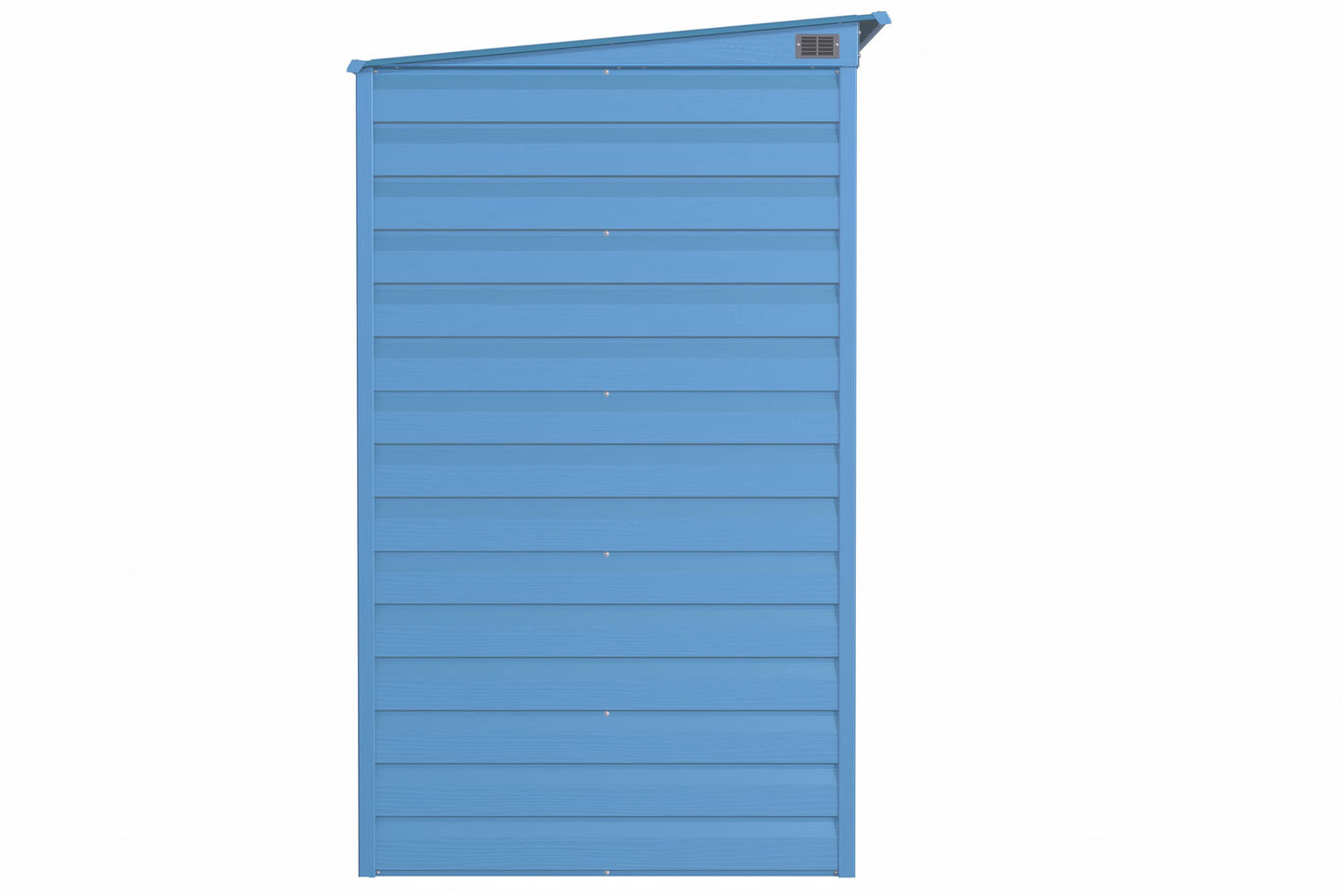 Arrow Shed Select 10' x 4' Outdoor Lockable Steel Storage Shed Building, Blue Grey