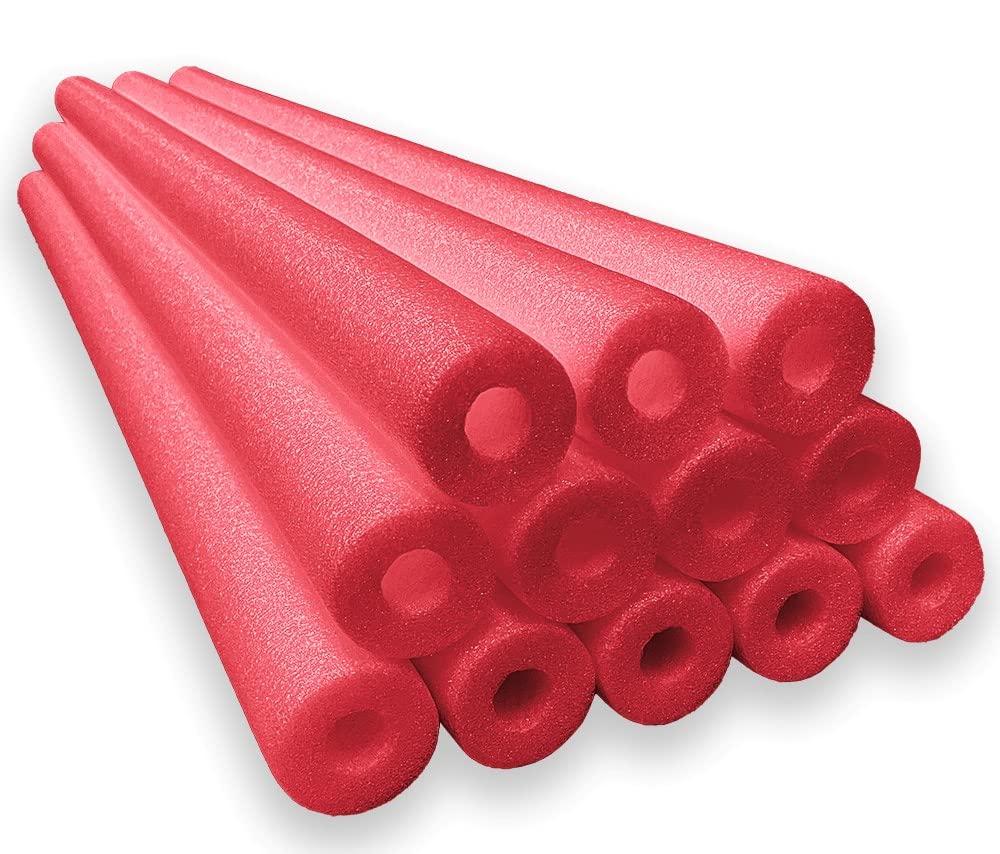 Oodles of Noodles 12 Pack of 52 Inch Foam Red