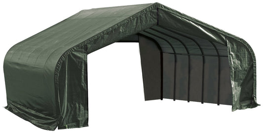 ShelterLogic 82044 Green 22'x20'x12' Peak Style Shelter 22'x20'x12'