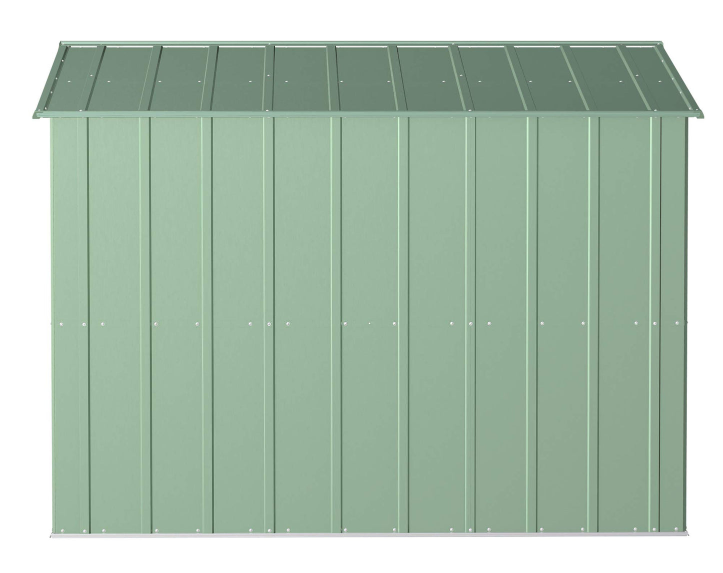 Arrow Shed Classic 10' x 8' Abri de rangement extérieur cadenassable en acier vert sauge 