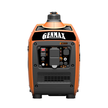 Générateur à onduleur portable GENMAX GM1200i avec moteur à essence Qltra-Silencieux de 1 200 W 