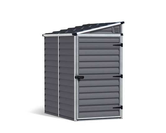 Palram - Canopia Skylight 4' x 6' Lean-to Shed - Gray