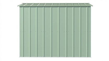 Arrow Shed Classic 8' x 8' Hangar de rangement extérieur cadenassable en acier, vert sauge 8' x 8' 