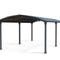 Palram - Canopia Arcadia 6400 Carport - 12' x 21' - Bronze/Gray 12' x 21'