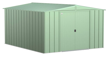 Arrow Shed Classic 10' x 12' Outdoor Padlockable Steel Storage Shed Building, Sage Green 10' x 12'