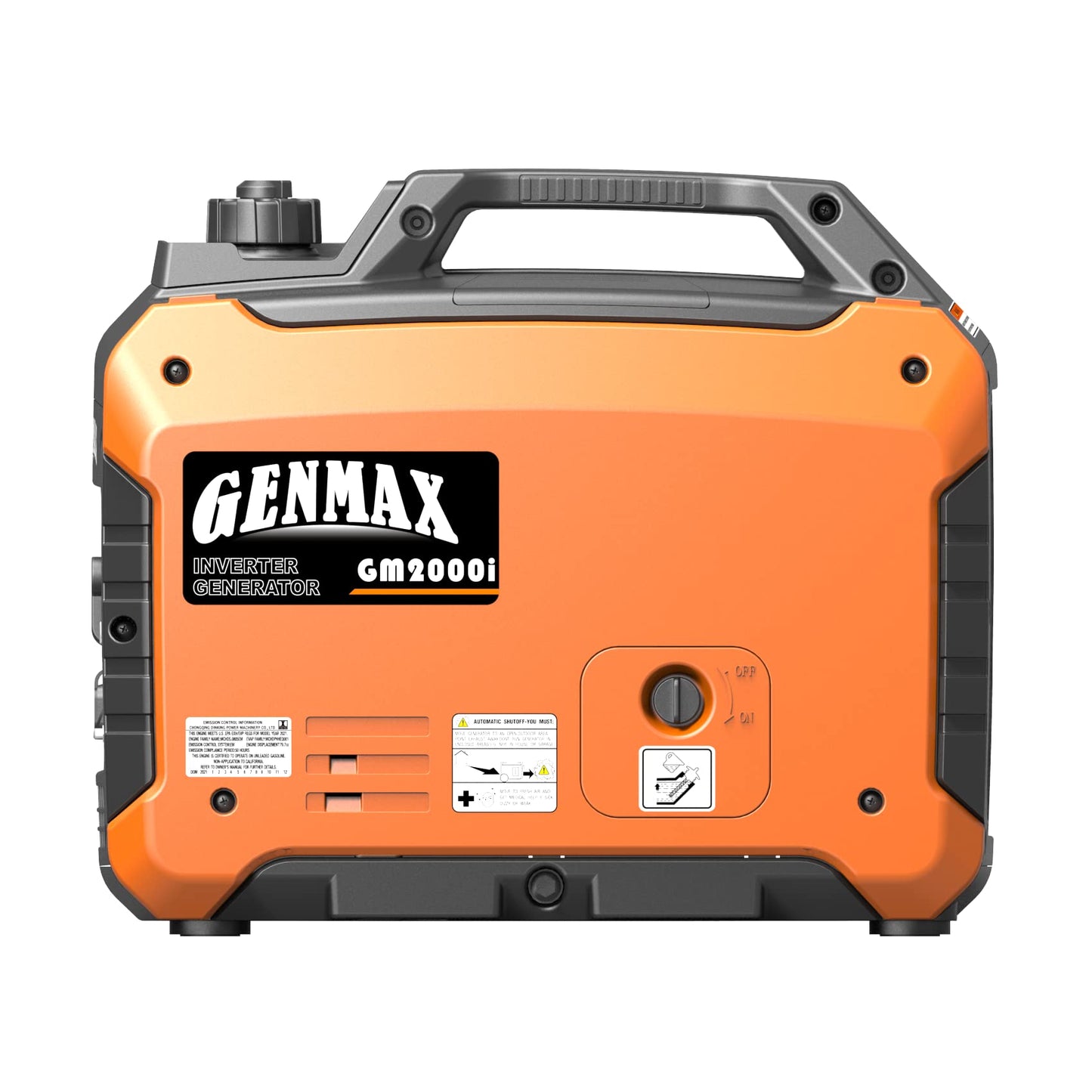 GENMAX GM2000i Portable Inverter Generator, 2000W Ultra Quiet Gas Engine, EPA Compliant