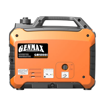 Générateur à onduleur portable GENMAX GM2000i, moteur à essence ultra silencieux de 2 000 W, conforme à l'EPA 