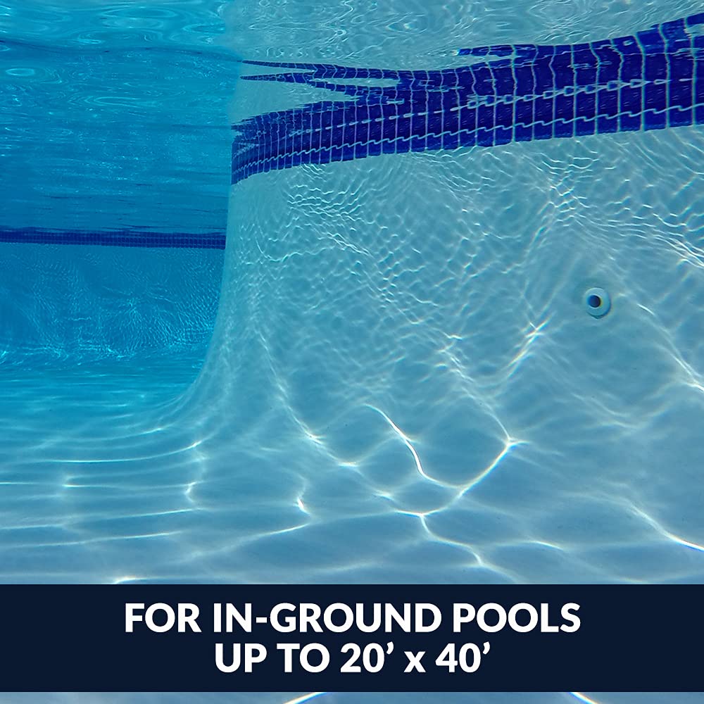 Hayward W3PVS40JST Poolvergnuegen Suction Pool Cleaner for In-Ground Pools up to 20 x 40 ft. (Automatic Pool Vacuum) 4-Wheel