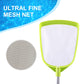 Pool Leaf Skimmer Net with 24-56 Inch Premium Pole,Medium Sized Ultral Fine Mesh Net for Cleaning Pool, Pond,Spa,Hot Tub Ultra Fine Mesh