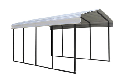 Abri d'auto Arrow, 12 pi x 20 pi x 9 pi Coquille d'oeuf 12' x 20' x 9' 