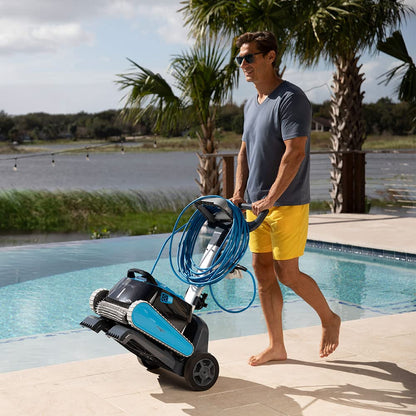 Accessoire d'origine Dolphin — Caddy universel pour tout robot aspirateur de piscine — Facile à transporter et à ranger tout au long de l'année