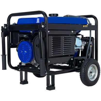 DuroMax XP4400EH Dual Fuel Portable Generator-4400 Watt Gas or Propane Powered with Electric Start