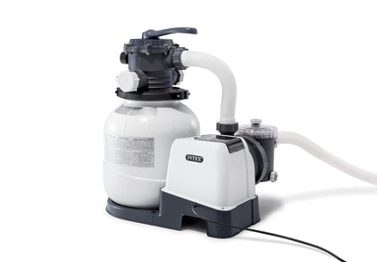 INTEX 26645EG SX2100 Krystal Clear Sand Filter Pump for Above Ground Pools, 12in