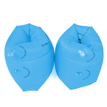 Wowelife Arm Floaties Brassards de natation gonflables Manches flottantes Anneaux de natation Brassards tubulaires pour enfants tout-petits et adultes Bleu