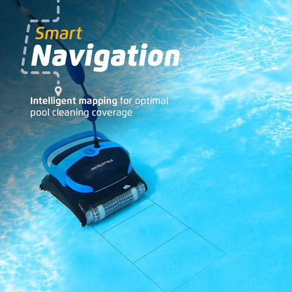 Dolphin Nautilus CC Plus Robotic Pool Vacuum Cleaner with Wi-Fi Control — Wall Climbing Capability — Top Load Filters for Easy Maintenance — Ideal for Above/In-Ground Pools up to 50 FT in Length Nautilus CC Plus Wi-Fi