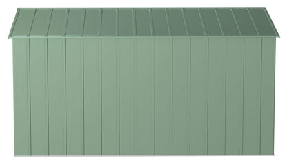 Arrow Shed Classic 10' x 12' Hangar de rangement extérieur cadenassable en acier, vert sauge 10' x 12' 