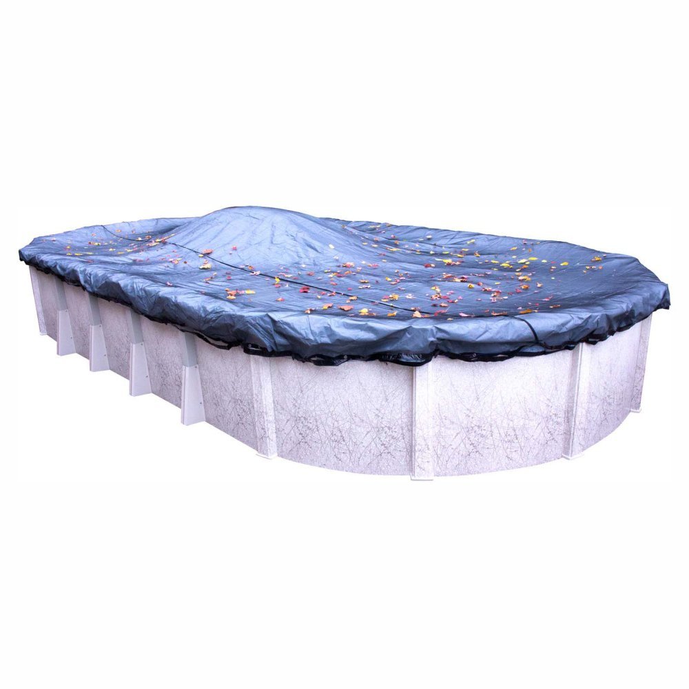 In The Swim Forme de couverture de filet de piscine hors sol ovale de 18 x 33 pieds