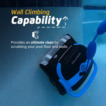 Dolphin Nautilus CC Plus Robotic Pool Vacuum Cleaner with Wi-Fi Control — Wall Climbing Capability — Top Load Filters for Easy Maintenance — Ideal for Above/In-Ground Pools up to 50 FT in Length Nautilus CC Plus Wi-Fi