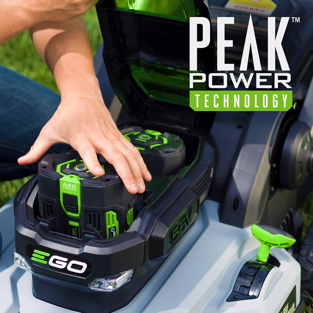 EGO Power+ LM2142SP 21-Inch 56-Volt Lithium-Ion Cordless Electric Dual-Port Walk Behind Self Propelled Lawn Mower