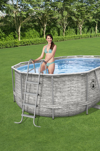 Ensemble de piscine ovale Coleman Power Steel Frame 16' x 10' x 48" 