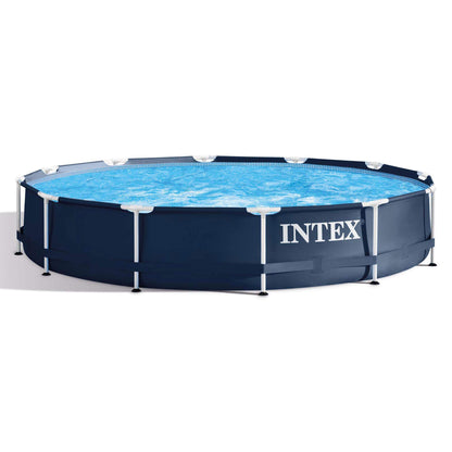 Intex Metal Frame 12ft x 30" Round Above Ground Pool Set