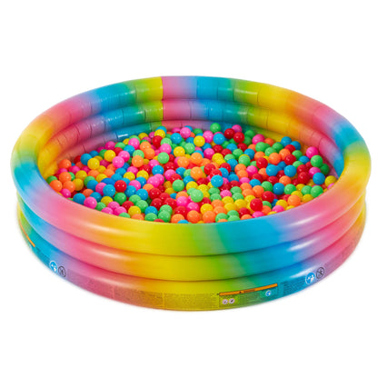 Intex Rainbow Ombre 3 Ring Pool Play Center uniquement