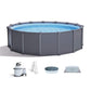 Intex 15.6ft x 49in Above Ground Swimming Pool Set w/Sand Filter Pump