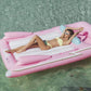 FUNBOY Giant Inflatable Luxury Pink Retro Convertible Classic Sports Car Pool Float, Two Cupholders, Luxury Float for Summer Pool Parties and Entertainment