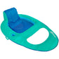 SwimWays Spring Float Recliner Pool Lounge Chair with Hyper-Flate Valve, Aqua Aqua Recliner