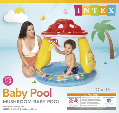 Piscine pour bébé champignon Intex, 40 x 35 po, 1 à 3 ans