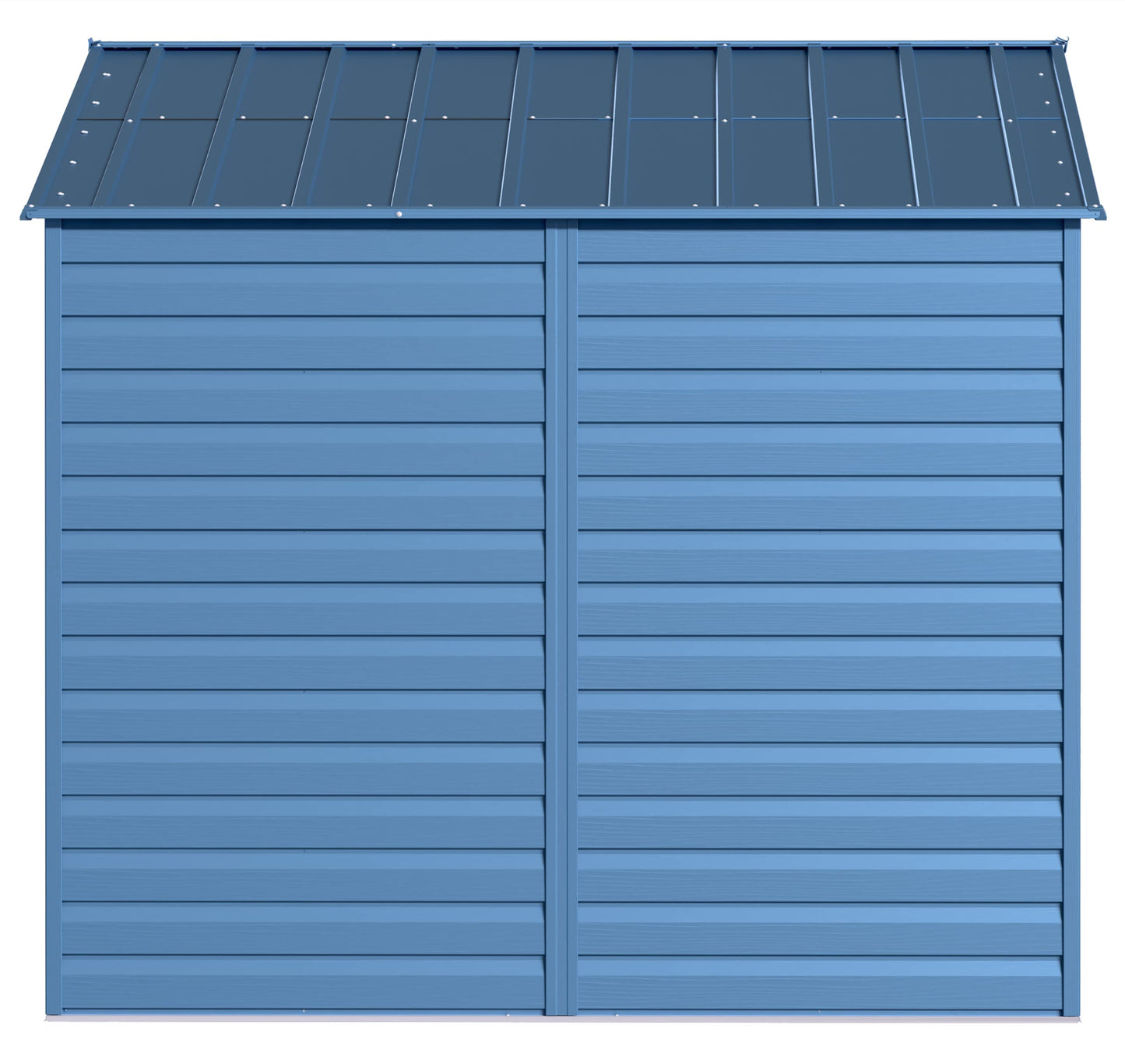 Arrow Shed Select Hangar de rangement extérieur verrouillable en acier, 8' x 8', bleu gris 