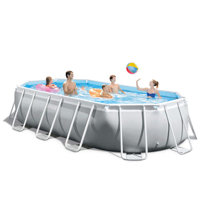 Prism Frame™ 16'6" x 9' x 48" Oval Above Ground Pool Set