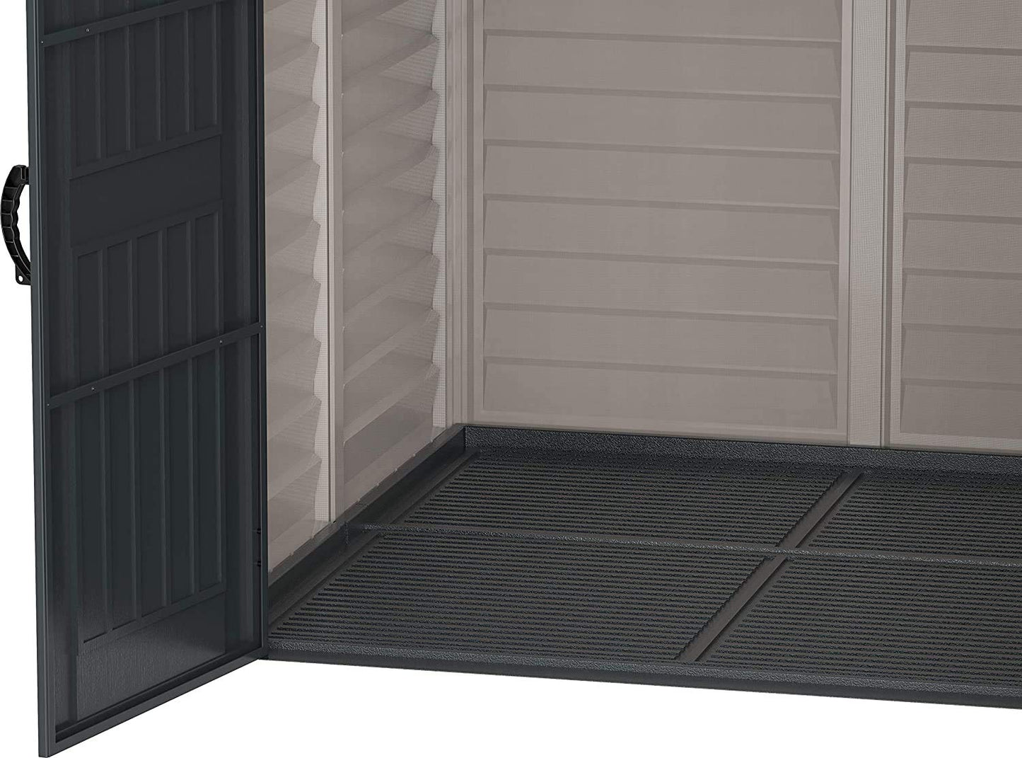 Duramax 30425 Storemate Plus Outdoor Storage Shed, Gray/Dark Gray