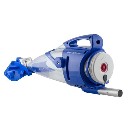 POOL BLASTER Centennial Aspirateur de piscine sans fil avec poteau – Capacité XL de débris et filtration avancée, nettoyeur de piscine rechargeable portable pour sable, limon et feuilles dans les piscines creusées et hors sol