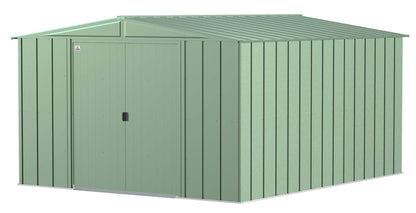 Arrow Shed Classic 10' x 12' Outdoor Padlockable Steel Storage Shed Building, Sage Green 10' x 12'