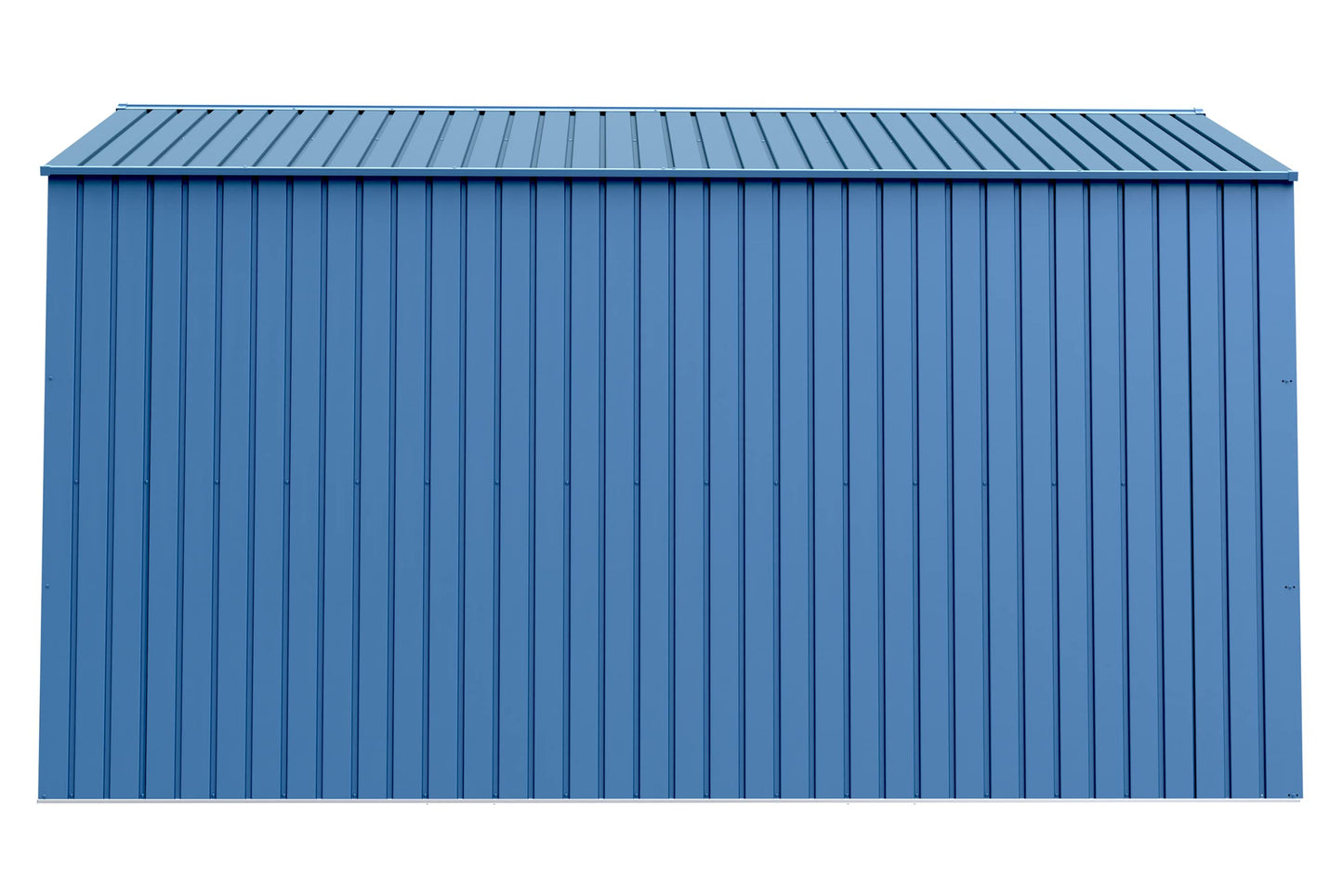 Arrow Shed Elite 10' x 14' Outdoor Lockable Gable Roof Steel Storage Shed Building, Blue Grey