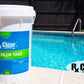 Rx Clear 1-Inch Stabilized Chlorine Tablets | Use As Bactericide, Algaecide, and Disinfectant in Swimming Pools and Spas | Slow Dissolving and UV Protected | 50 Lbs