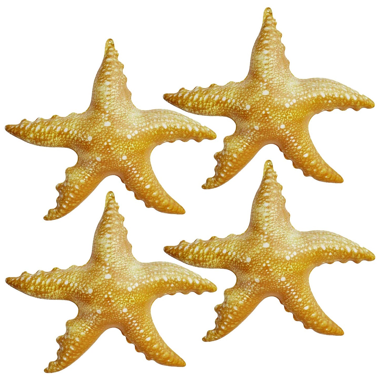 Jet Creations Inflatable Animals 20 inch Wide Pack of 4 Star Fish Party Pool Supplies Favors Birthday Gifts for Kids an-STAR4, Multi STARFISH
