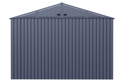 Arrow Shed Elite Hangar de rangement extérieur en acier avec toit à pignon verrouillable 3 m x 3 m, anthracite 