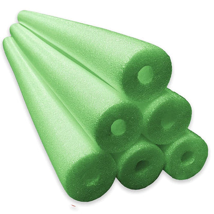 Lot de 6 mousses de nouilles géantes pour piscine citron vert