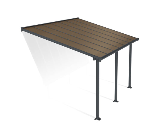 Palram - Canopia Olympia Patio Cover - 10' x 14' - Gray/Bronze 10’ x 14’