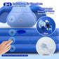 Hamdol Inflatable Swimming Pool with Sprinkler, Full-Sized Family Blow up Pool, Ages 3+, Indoor/Outdoor