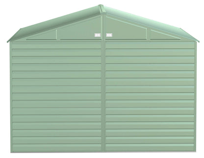 Arrow Shed Select Hangar de rangement extérieur verrouillable en acier, 10' x 12', vert sauge 