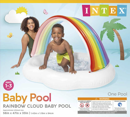 Intex Rainbow Cloud Baby Pool, 1 à 3 ans