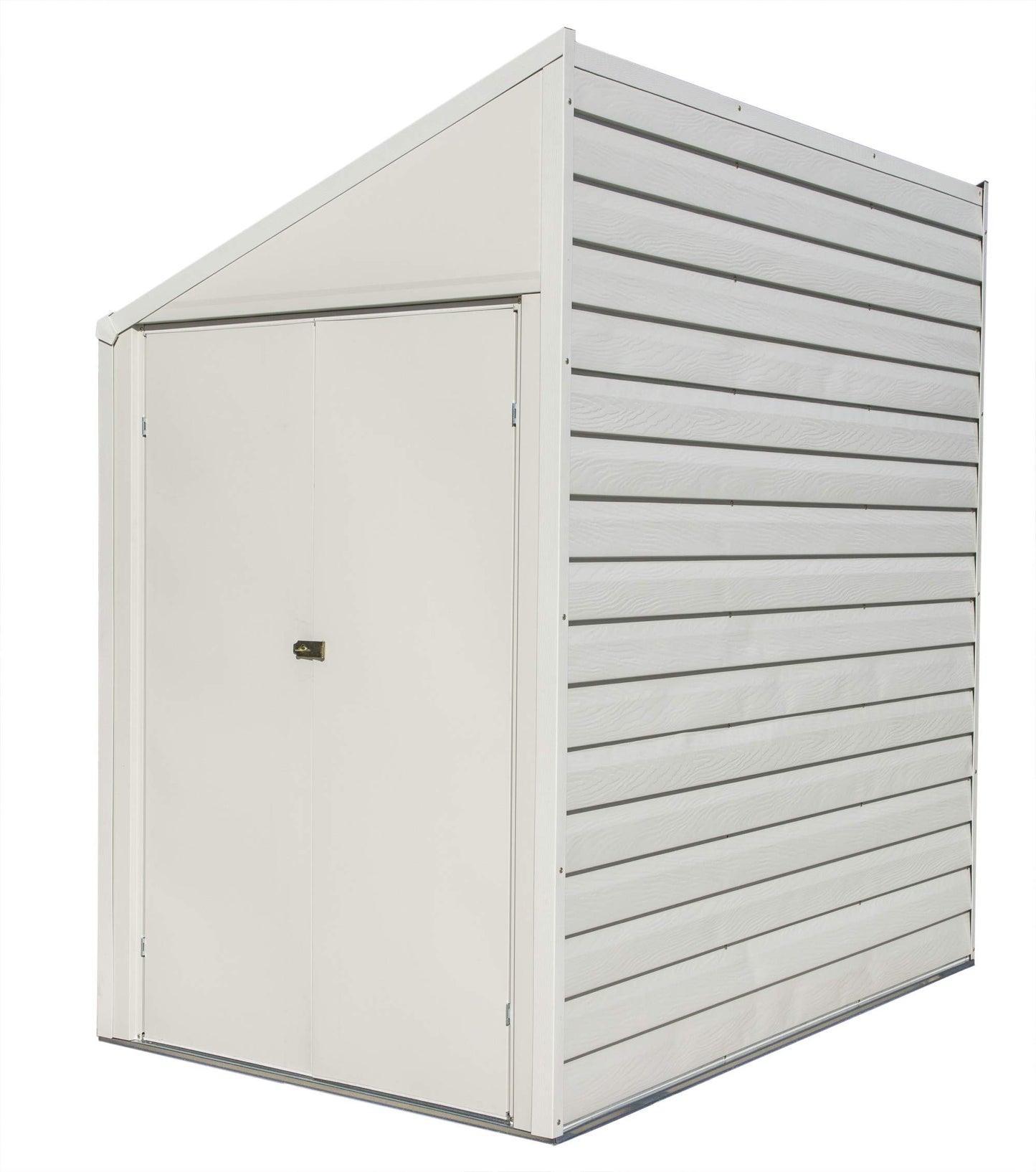 Arrow Shed YS47-A Hangar de rangement compact en acier galvanisé avec toit en pente, 4' x 7' 4' x 7' 