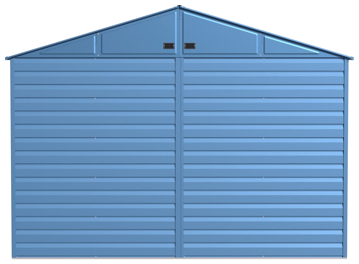 Arrow Shed Select Hangar de rangement extérieur verrouillable en acier, 10' x 14', bleu gris 